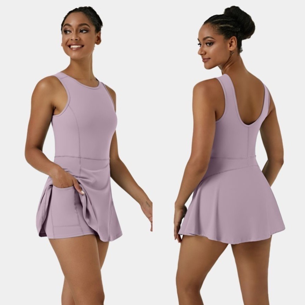 HALARA Lavender Lilac Tennis Dress
